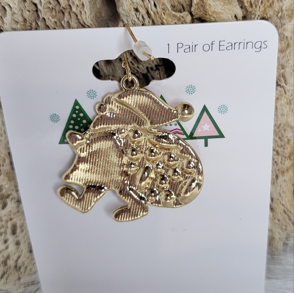 Santa Holiday Earrings - Picture 7 of 7